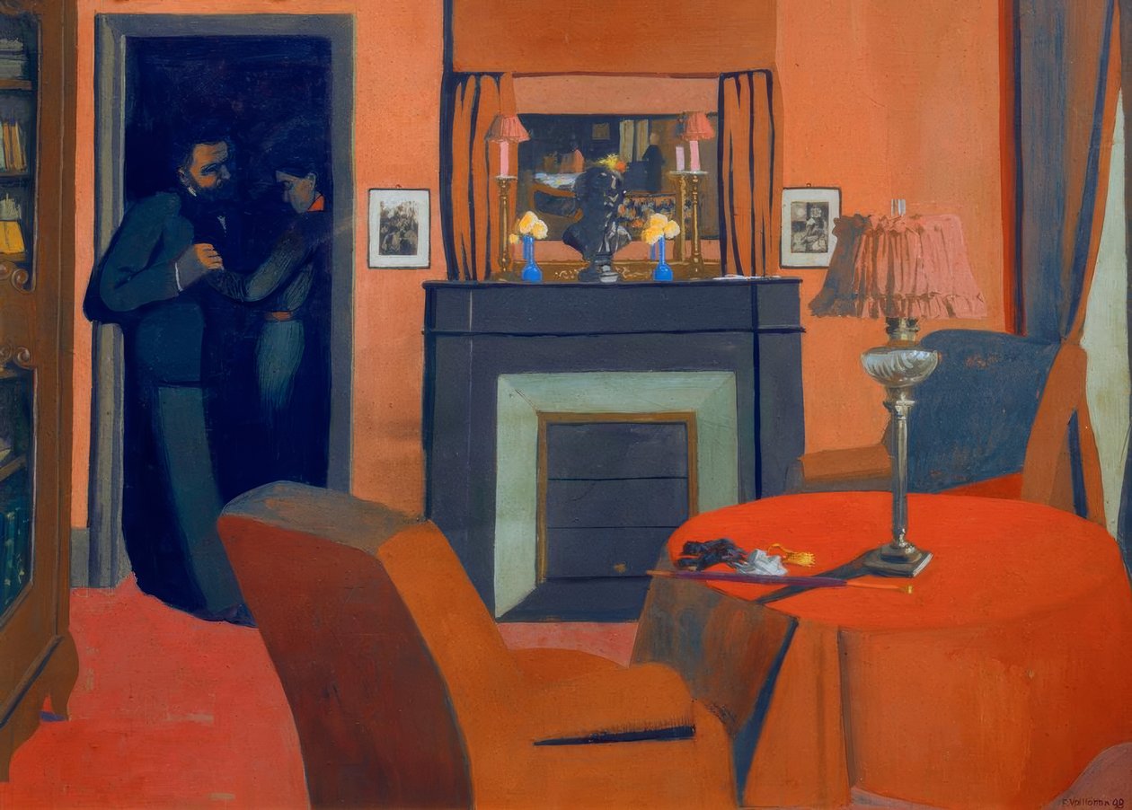 Czerwony pokój autorstwa Felix Edouard Vallotton