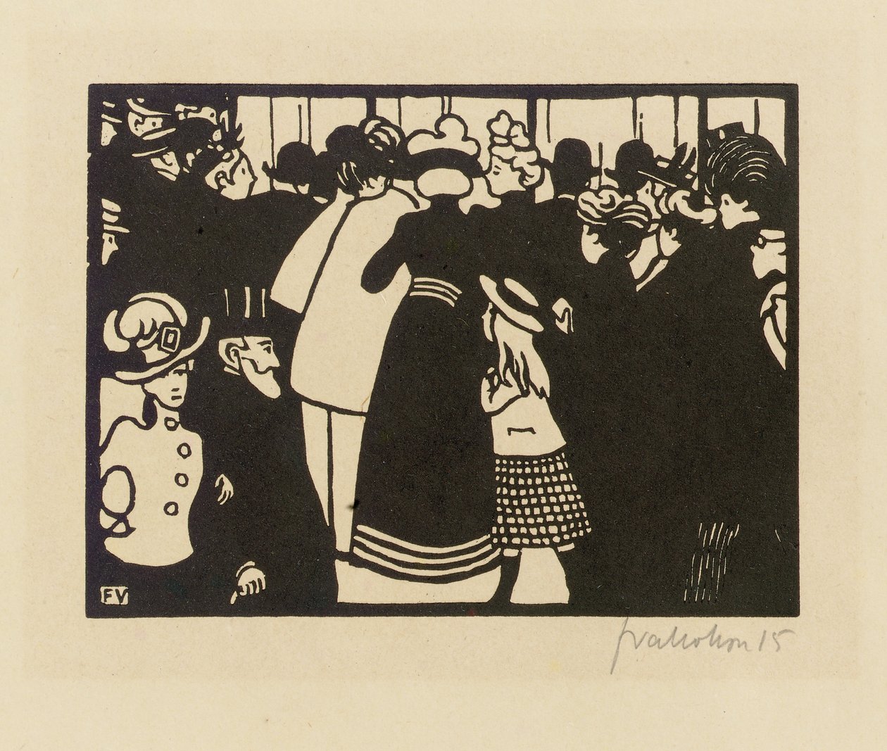 Wystawa Powszechna 1900, 1901 autorstwa Felix Edouard Vallotton