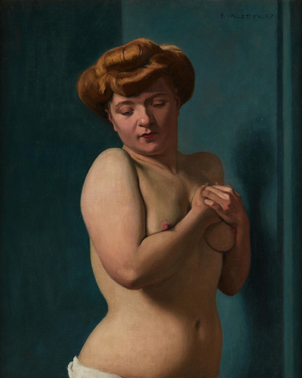 Naga kobieta, 1907. autorstwa Felix Edouard Vallotton