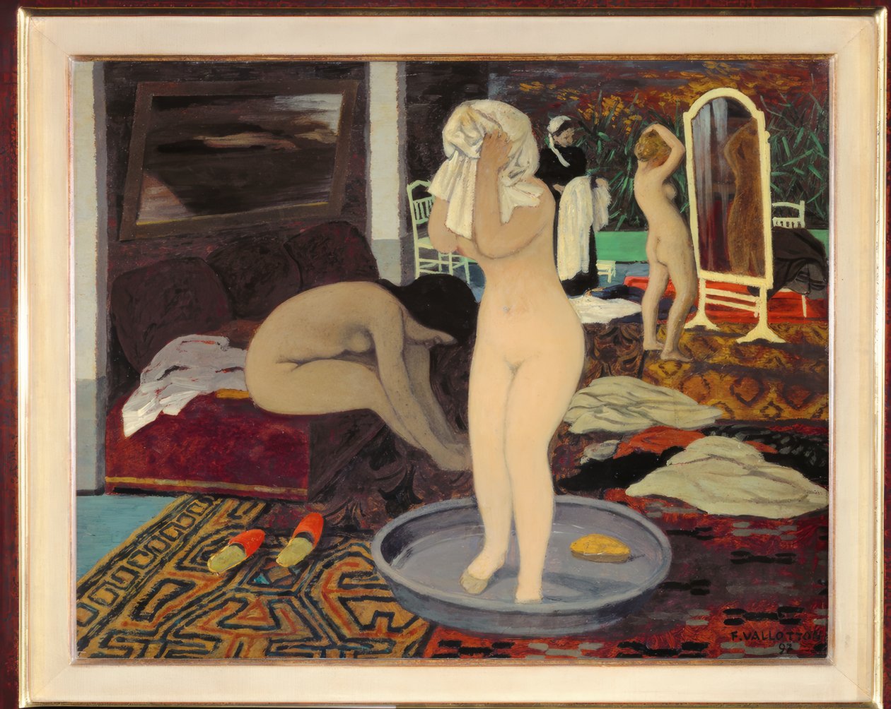 Kobiety w toalecie autorstwa Felix Edouard Vallotton
