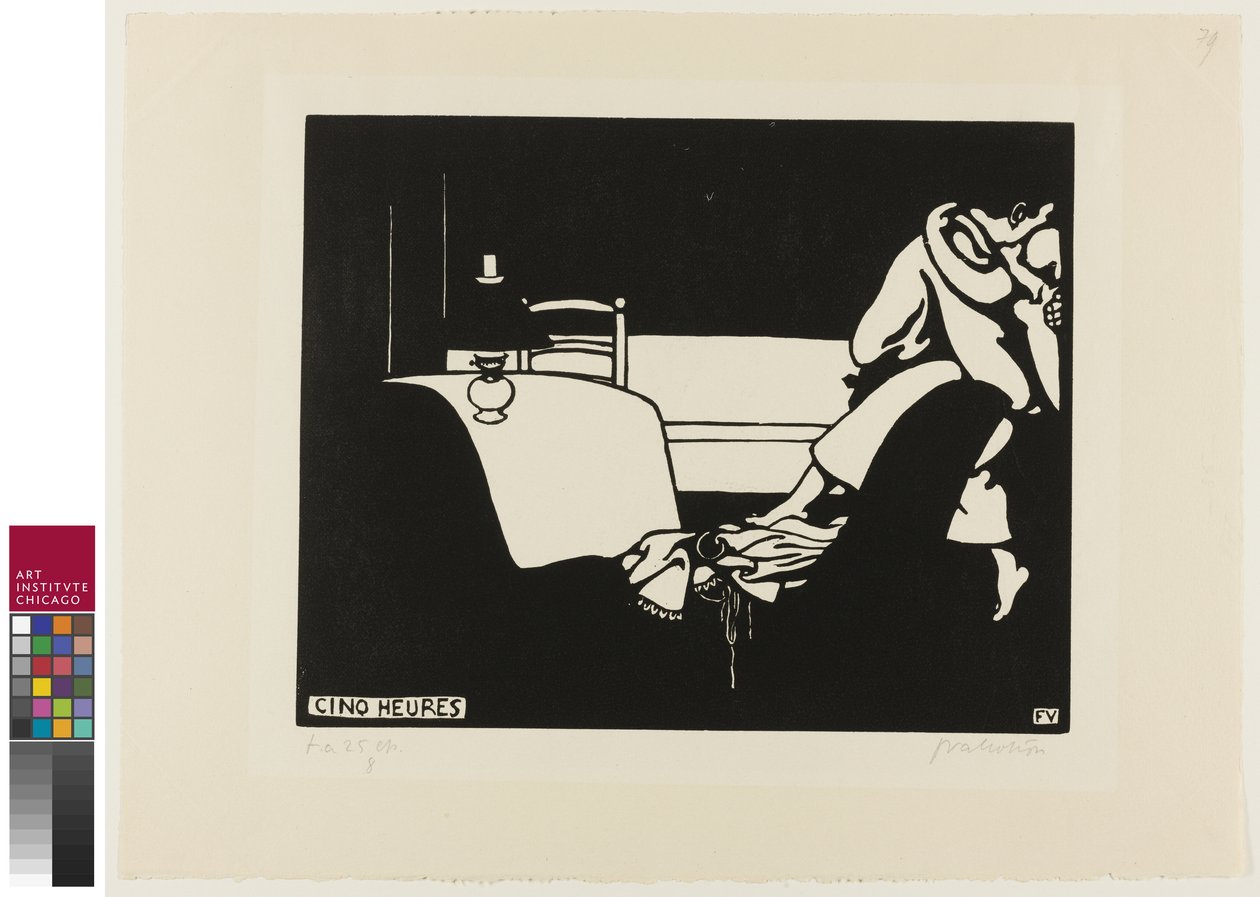 Godzina piąta, płyta siódma z Intimacy, 1898 autorstwa Felix Edouard Vallotton