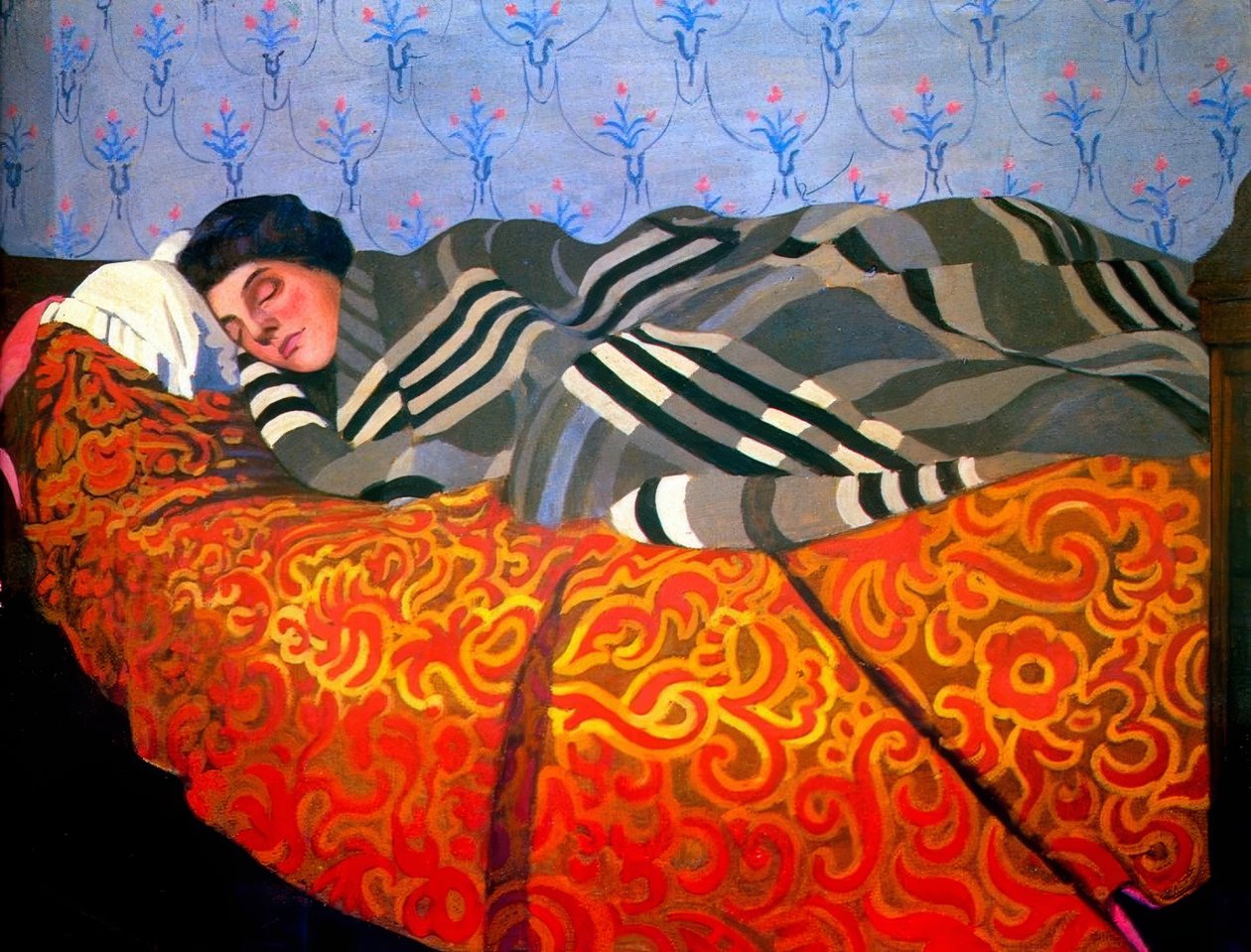 Félix Edouard Vallotton (1865 – 1925) szwajcarski malarz autorstwa Felix Edouard Vallotton