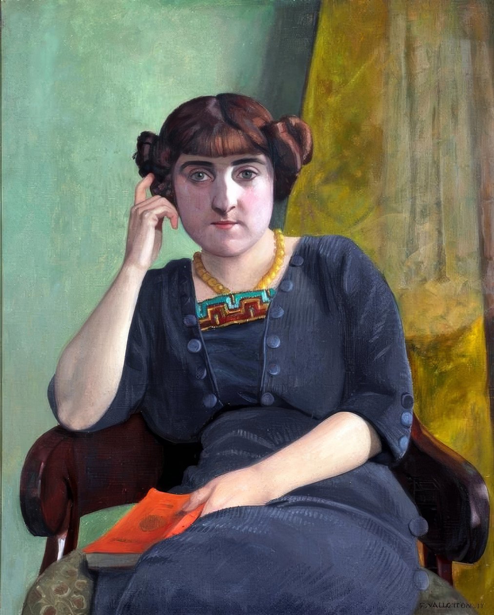 Félix Edouard Vallotton (28 grudnia 1865 – 29 grudnia 1925) był malarzem szwajcarskim autorstwa Felix Edouard Vallotton