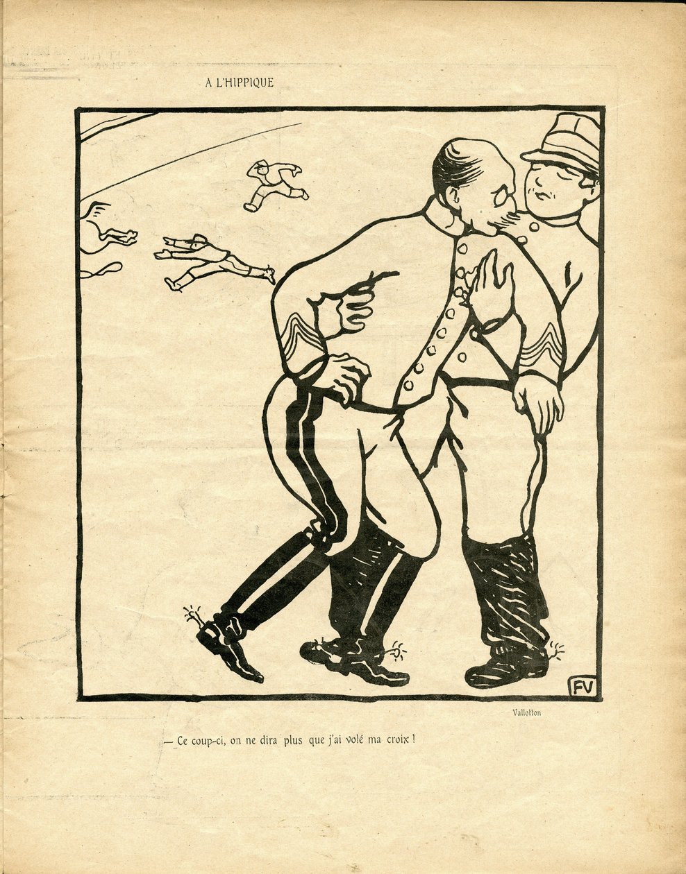 Ilustracja Felix dit Vallotton autorstwa Felix Edouard Vallotton