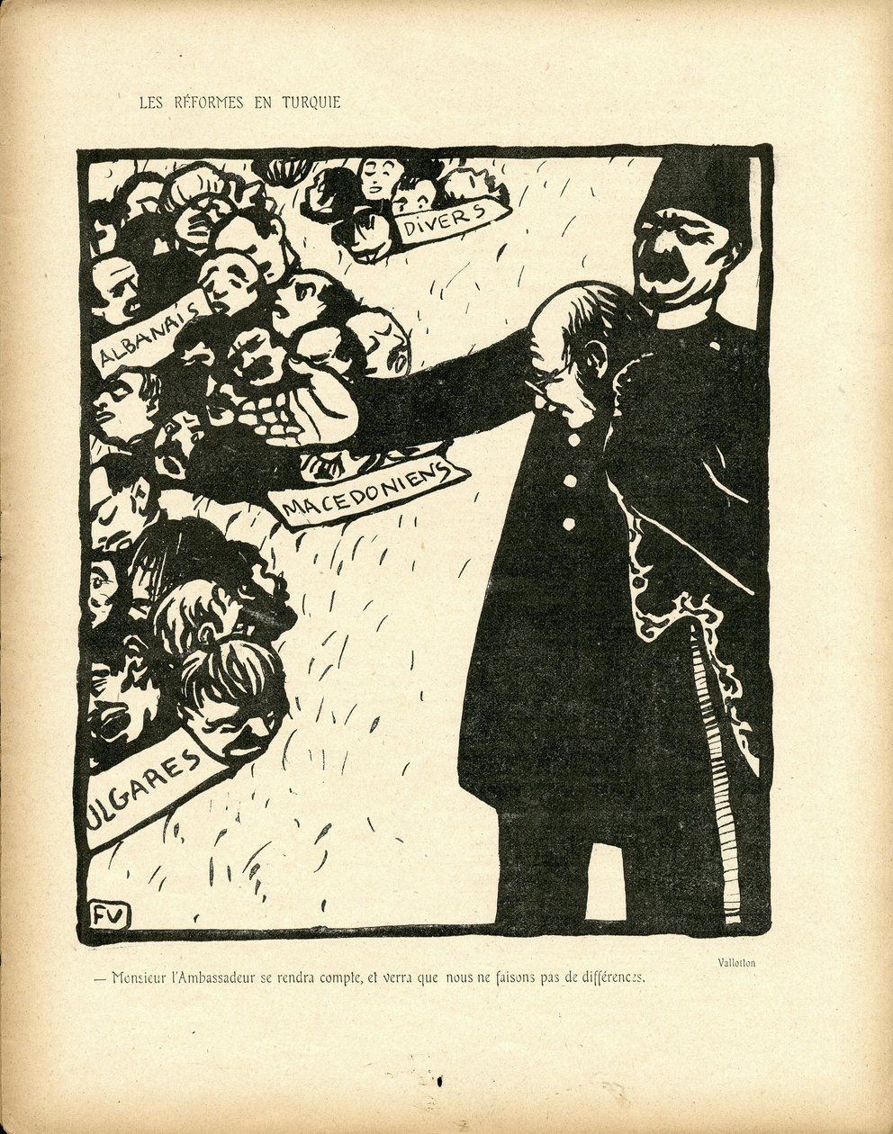 Ilustracja Felix dit Vallotton autorstwa Felix Edouard Vallotton