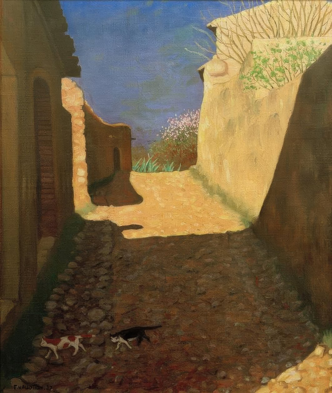 Słoneczna ulica autorstwa Felix Edouard Vallotton