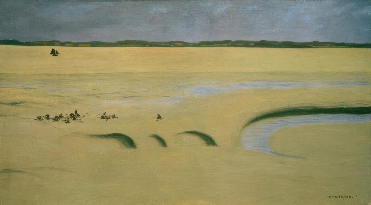 Błoto, burzowe niebo autorstwa Felix Edouard Vallotton