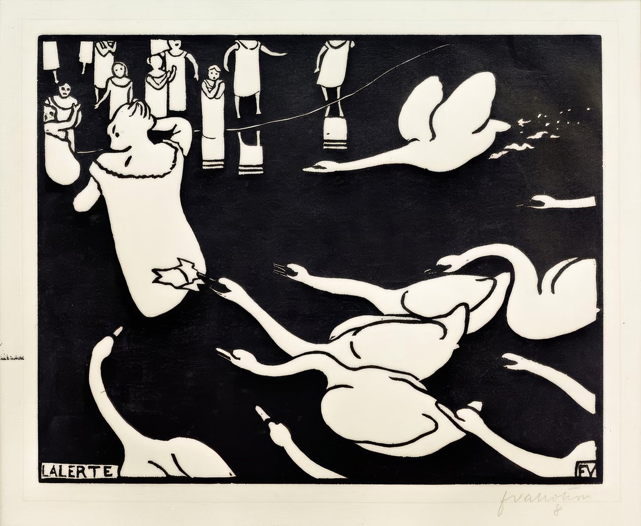 Alarm autorstwa Felix Edouard Vallotton