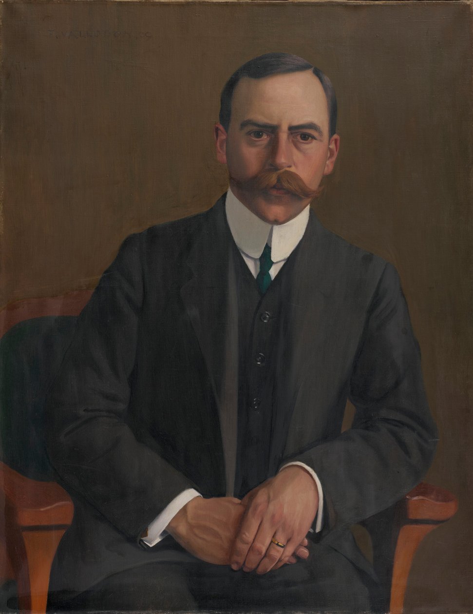 Doktor Arthur Hahnloser, 1909. autorstwa Felix Edouard Vallotton