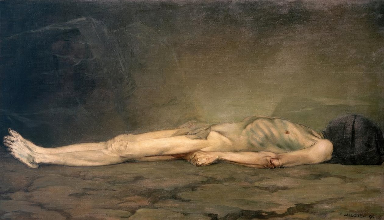 Zwłoki autorstwa Felix Edouard Vallotton
