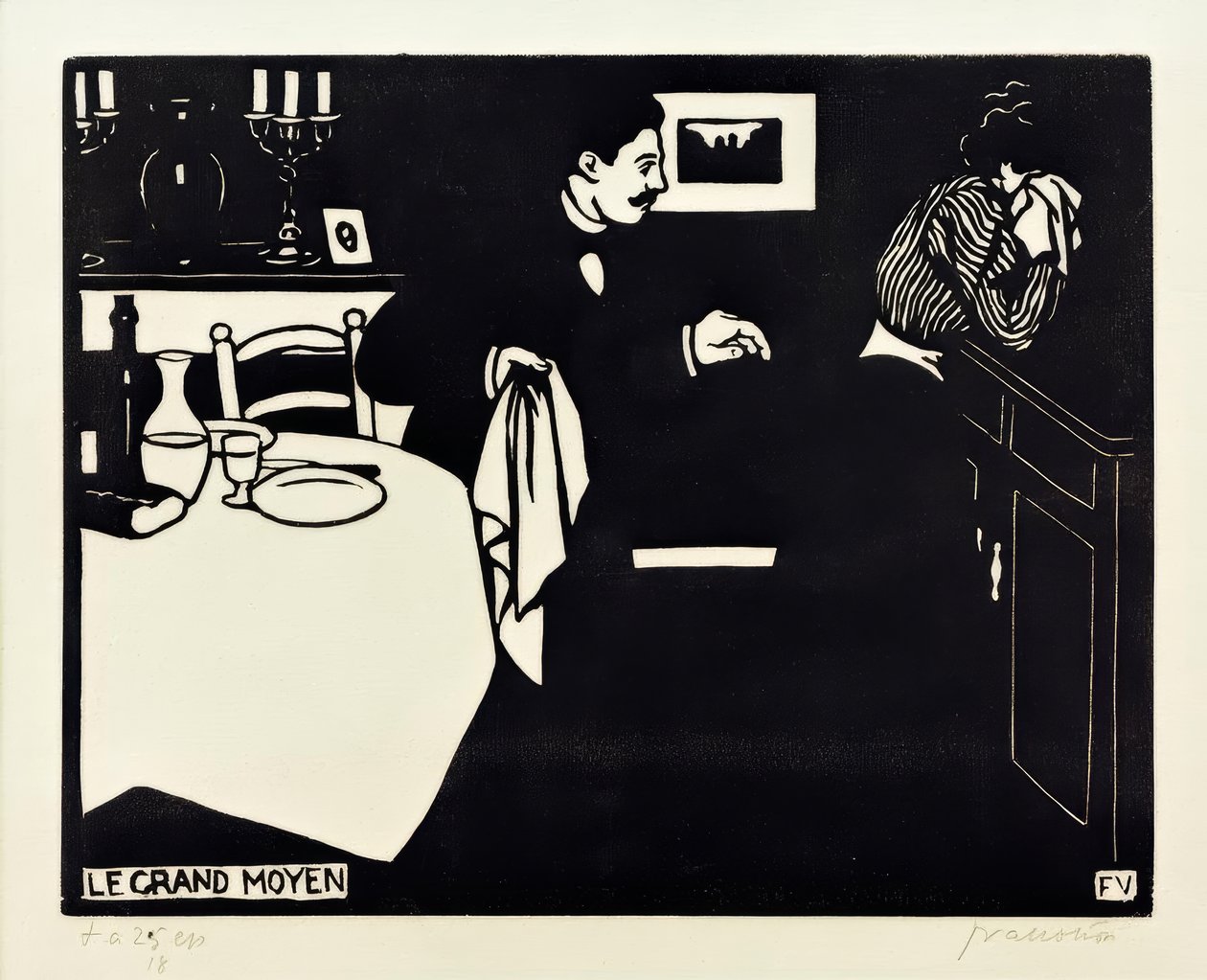 Wielka droga autorstwa Felix Edouard Vallotton
