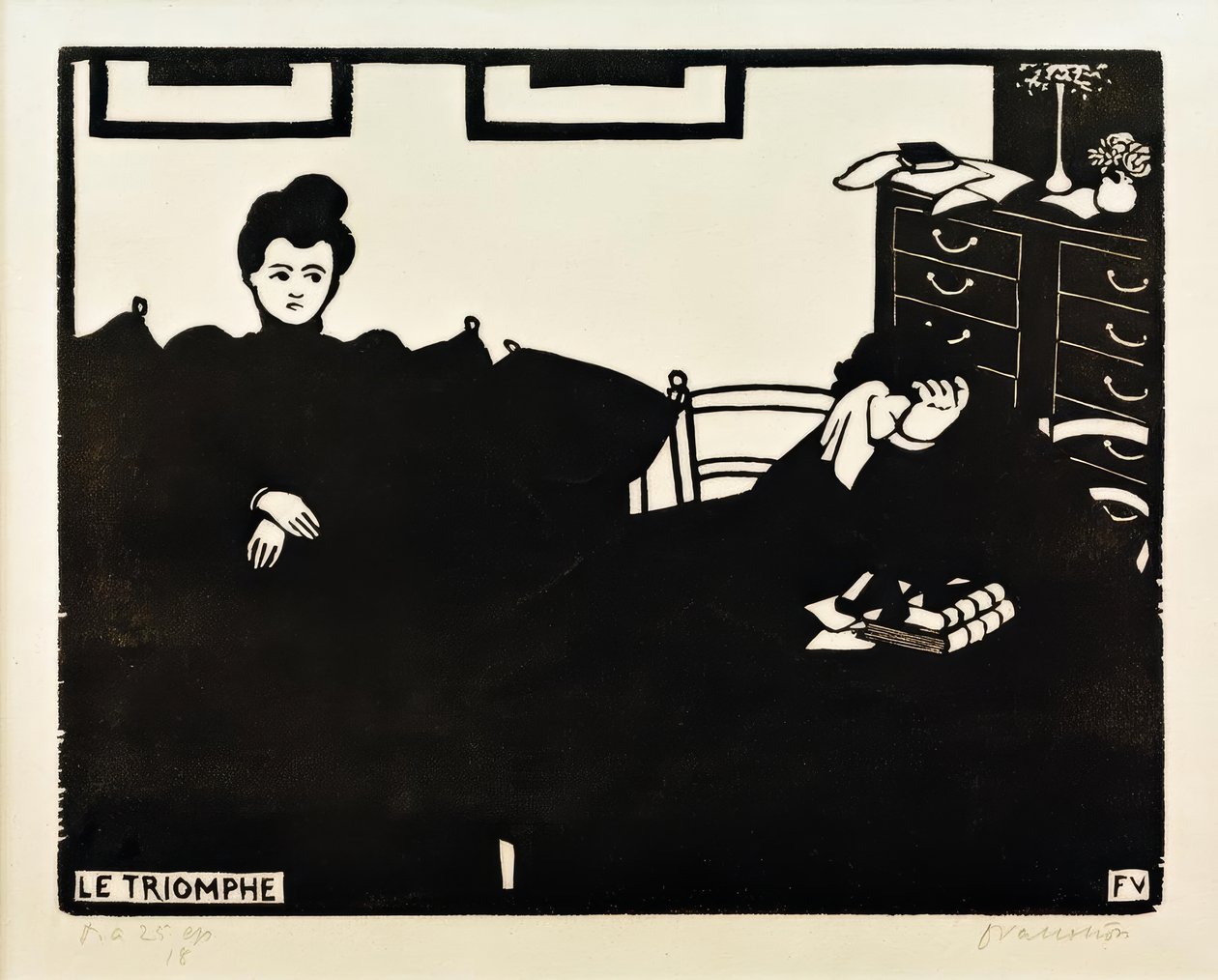 Triumf autorstwa Felix Edouard Vallotton