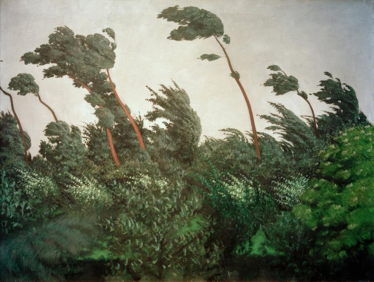 Wiatr autorstwa Felix Edouard Vallotton