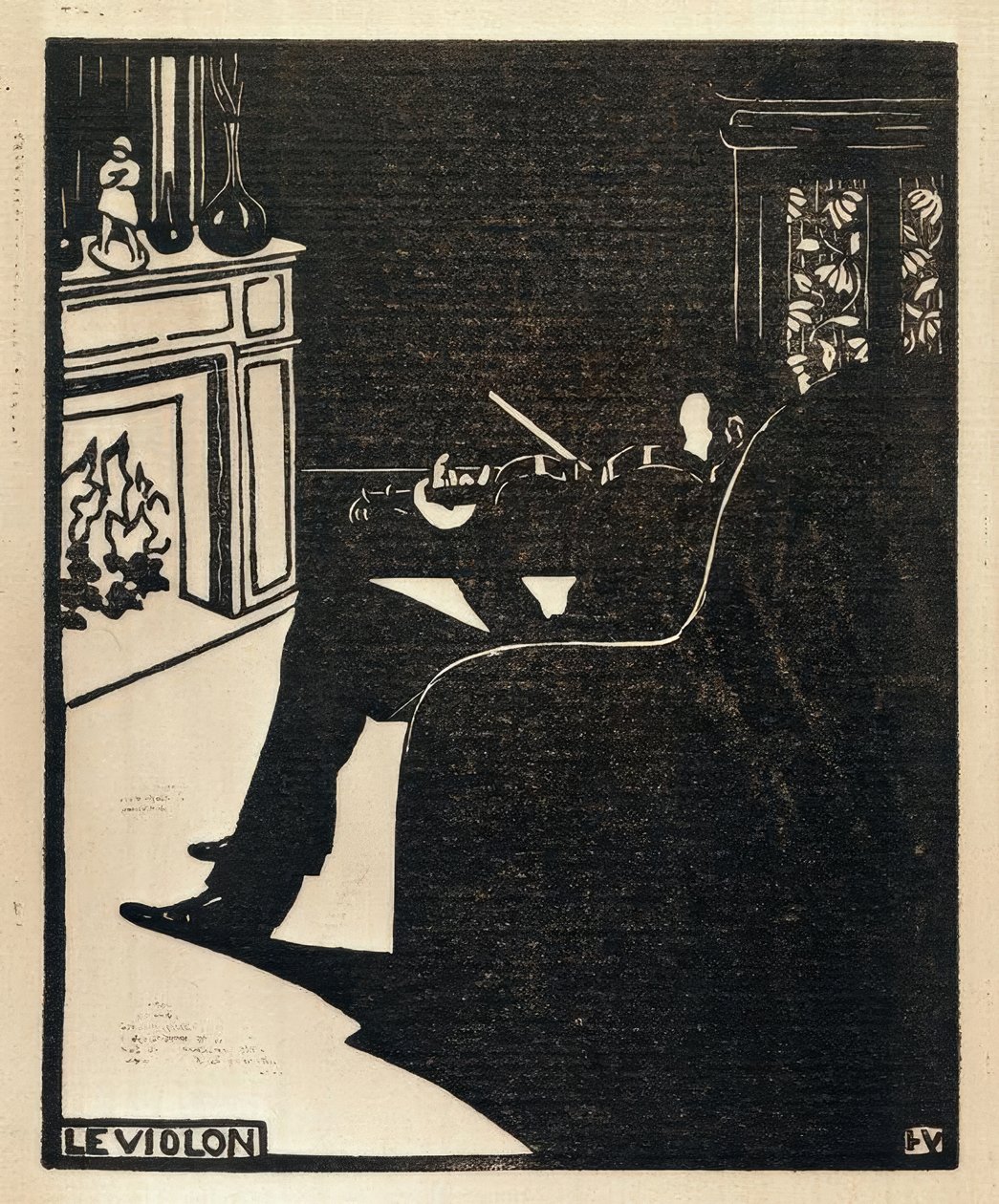Skrzypce autorstwa Felix Edouard Vallotton