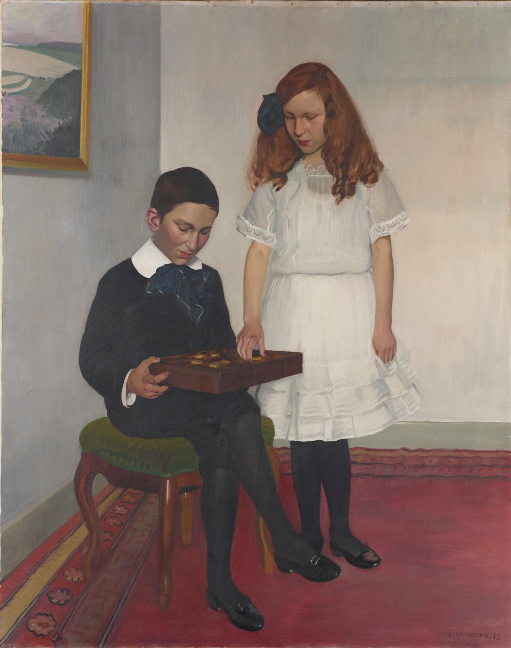 Dzieci Hahnlosera, 1912. autorstwa Felix Edouard Vallotton