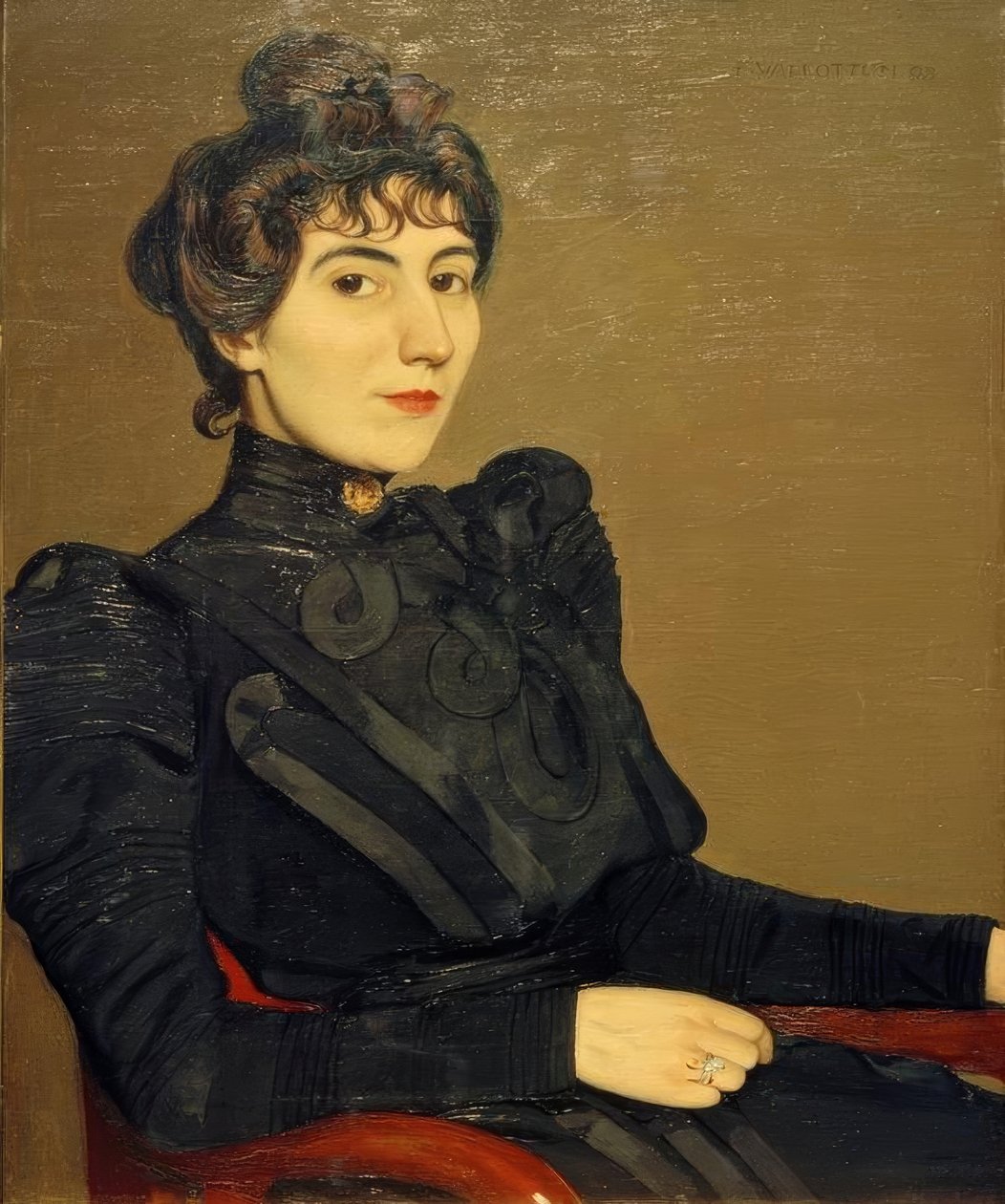 Marta Mellot autorstwa Felix Edouard Vallotton