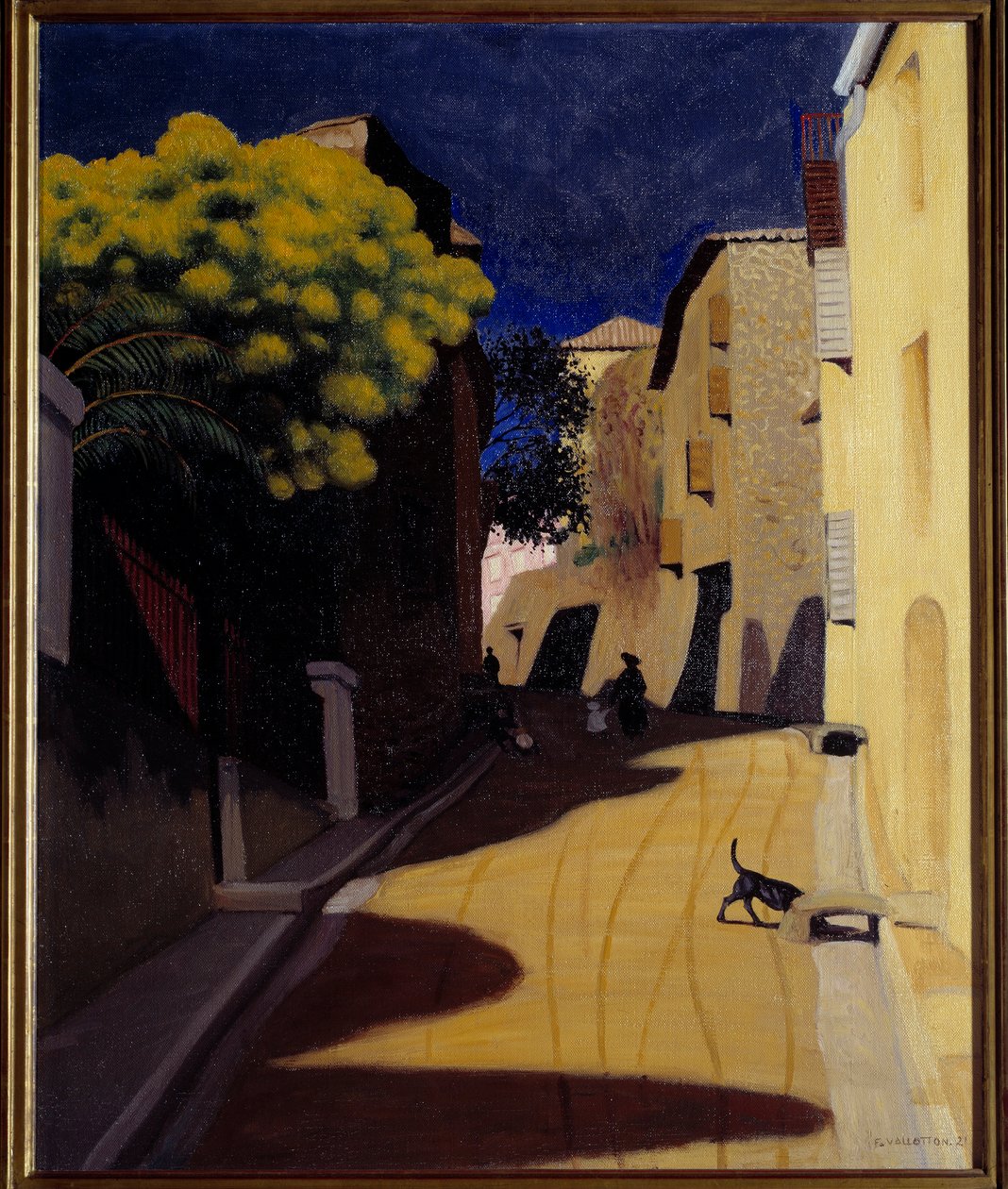 Kwitnące mimozy w Cagnes w 1921 r. Obraz Felixa Vallottona (1865-1925) autorstwa Felix Edouard Vallotton