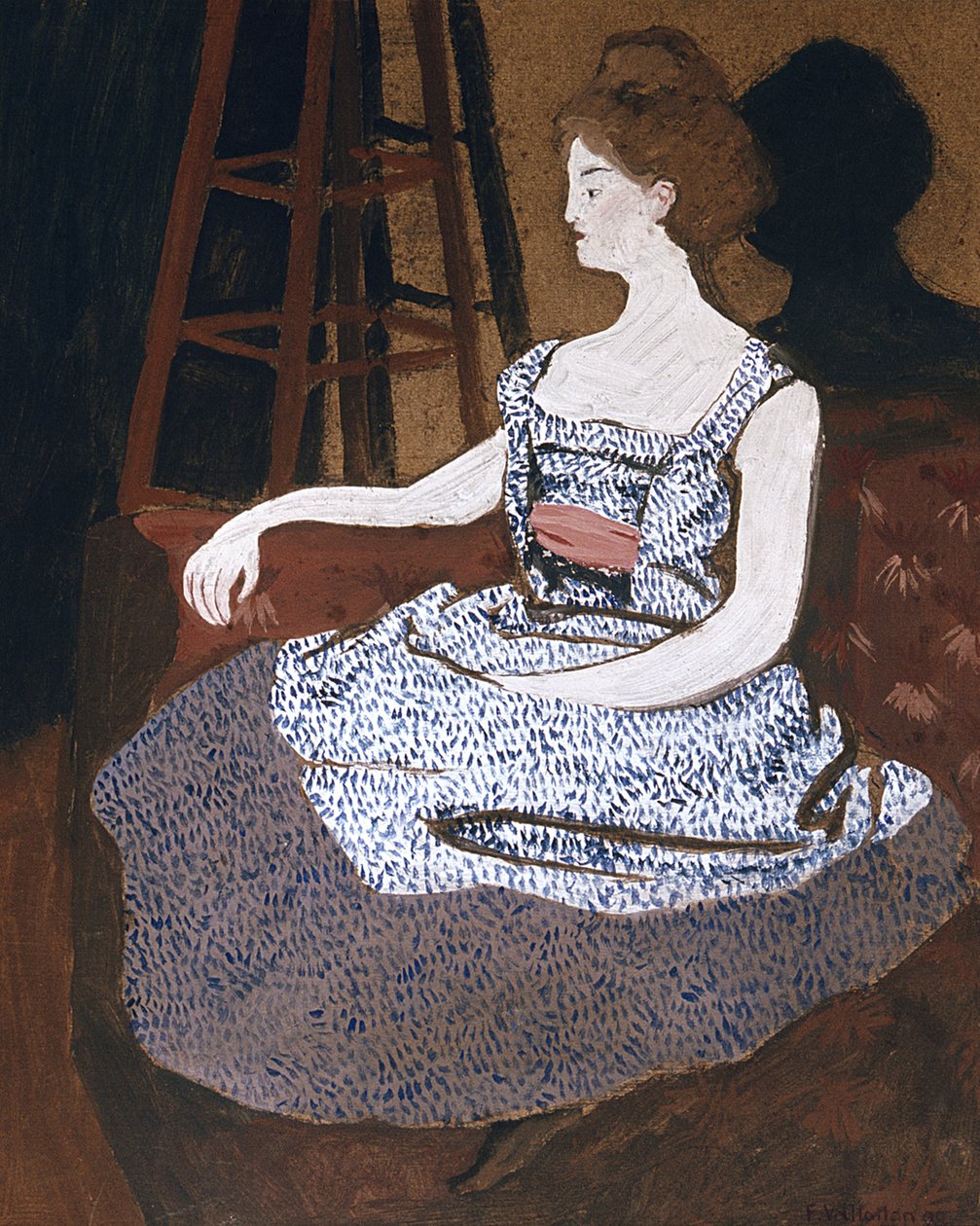 Misia Godebska-Natanson autorstwa Felix Edouard Vallotton
