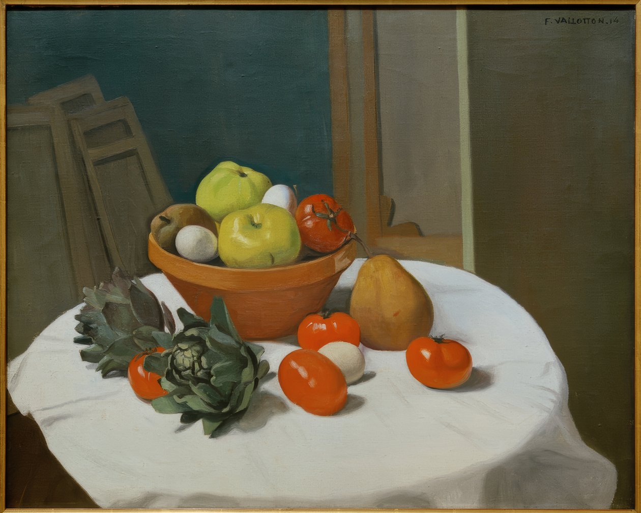 owoce i warzywa autorstwa Felix Edouard Vallotton