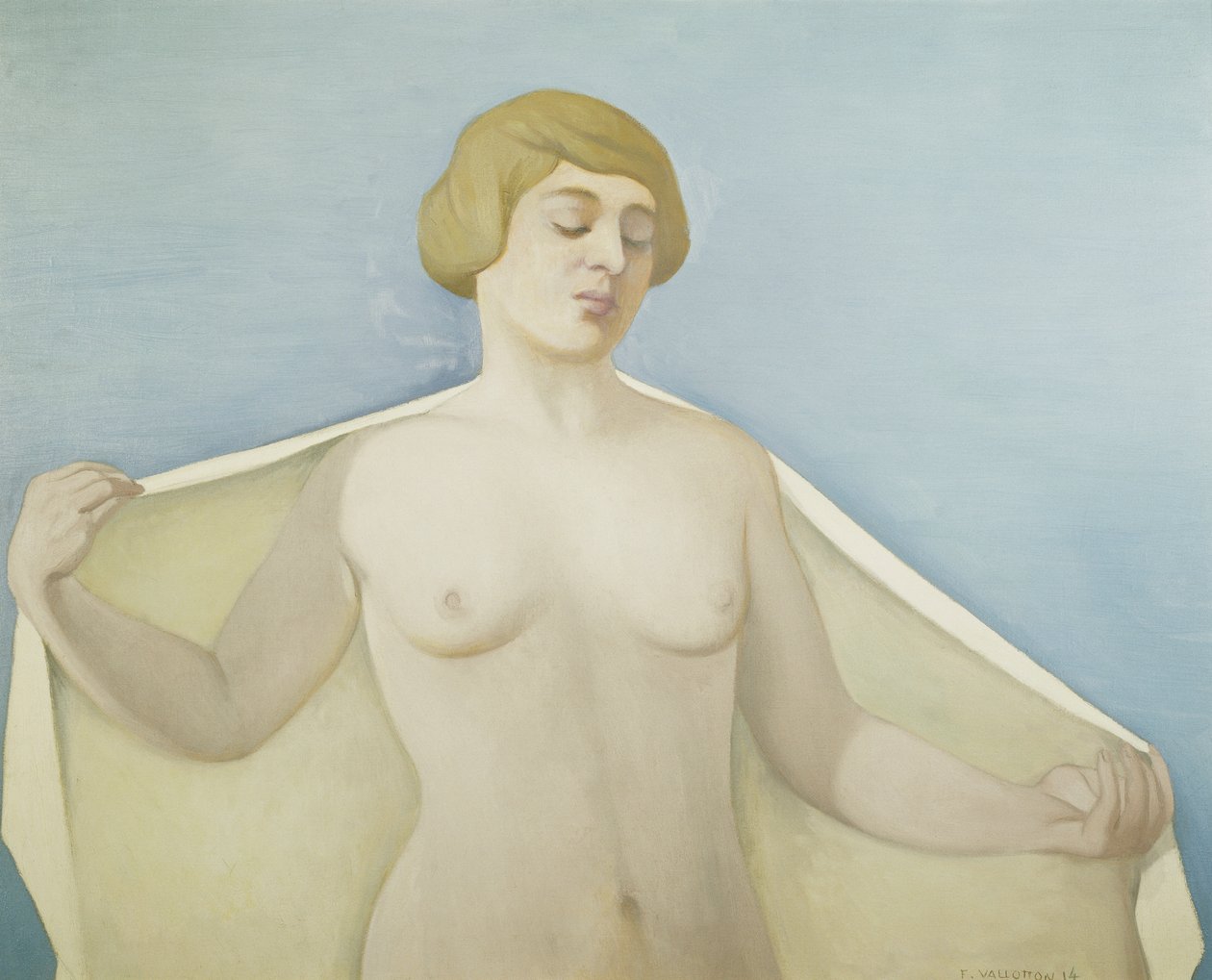 Z kąpieli; Wyjście z łaźni, 1914 autorstwa Felix Edouard Vallotton