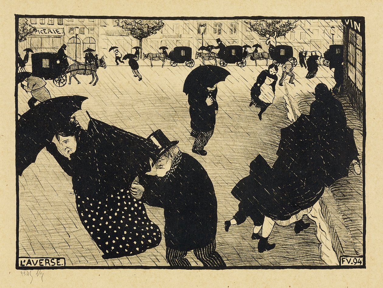 Intensywny Paryż, 1893-94 autorstwa Felix Edouard Vallotton