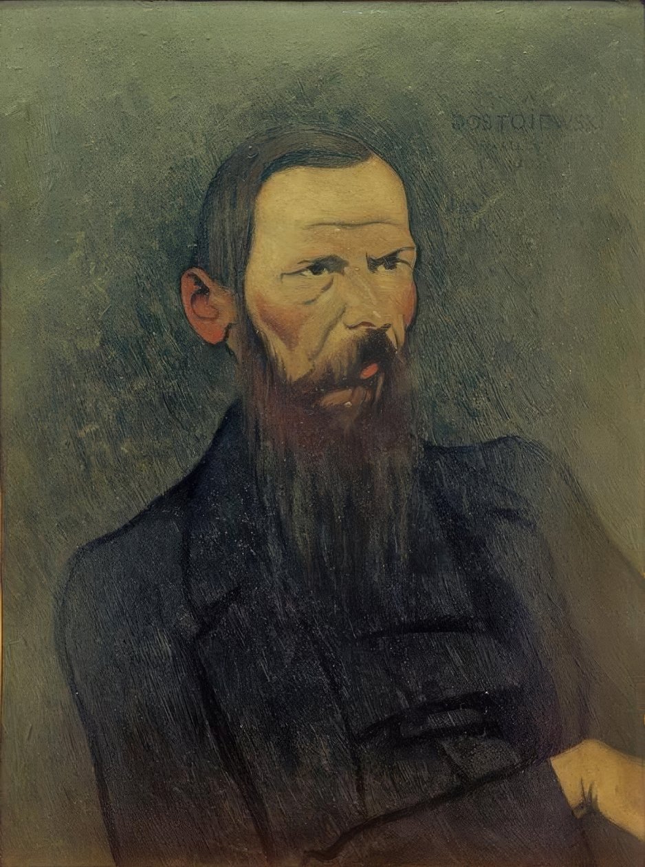 Dekoracyjny portret Dostojewskiego autorstwa Felix Edouard Vallotton