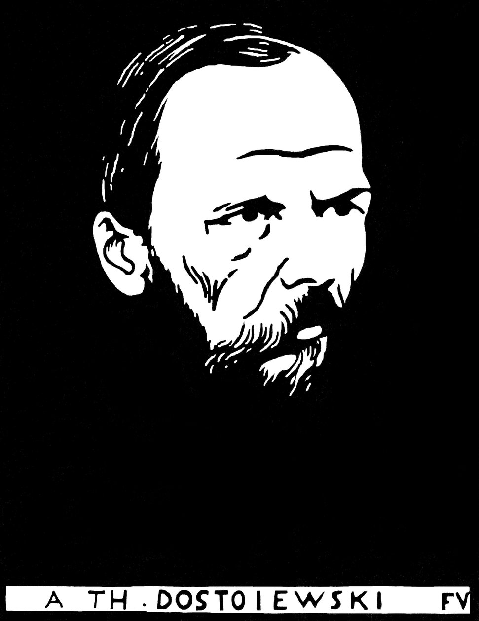 Portret Fiodora Michajłowicza Dostojewskiego (Dostojewski, Dostojewski, Dostojewski, Dostojewski, Fiodor Dostojewski autorstwa Felix Edouard Vallotton