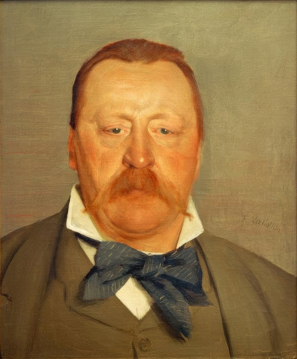 Portret monsieur Alfreda Delisle autorstwa Felix Edouard Vallotton