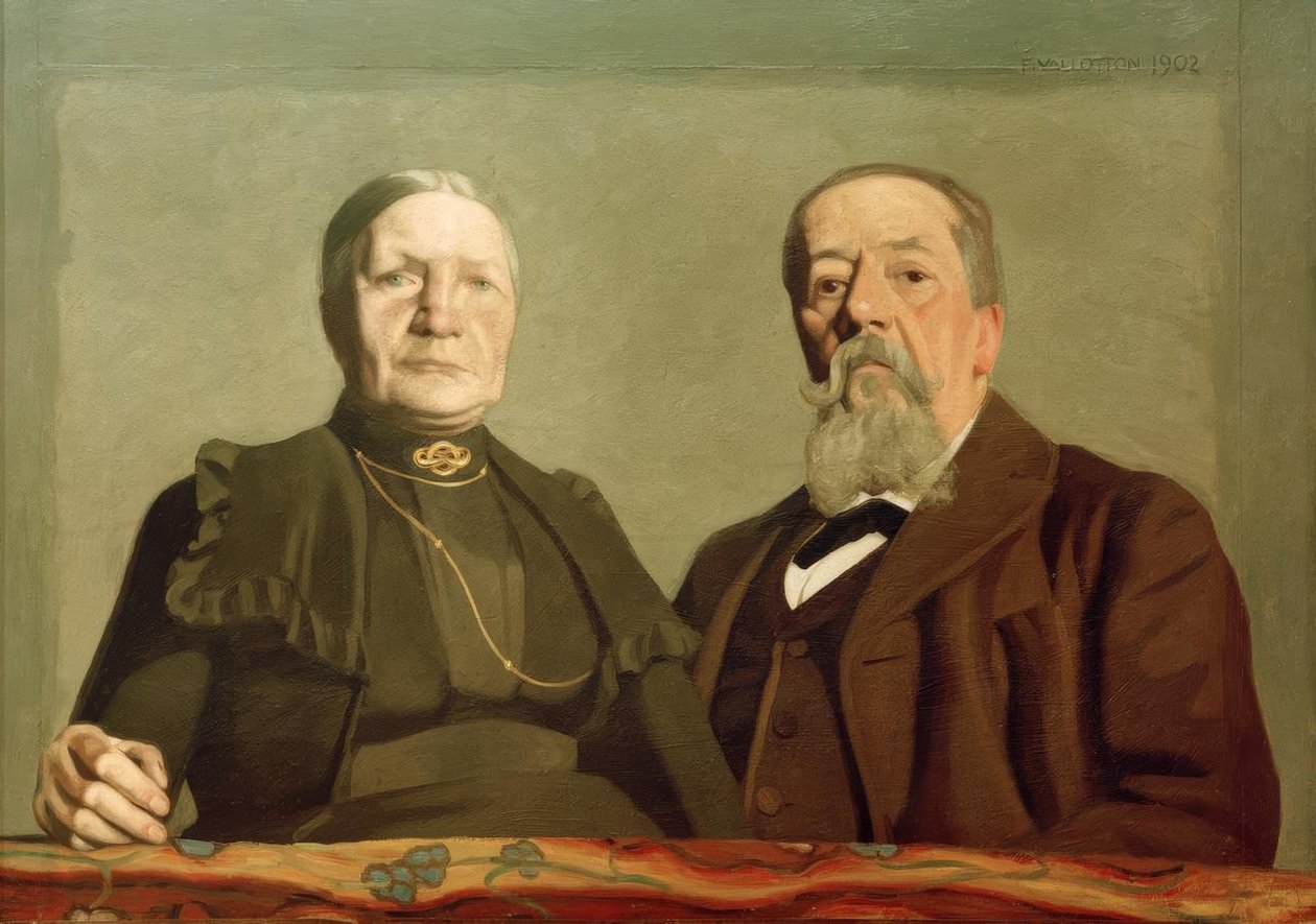 Portret moich rodziców zjednoczonych autorstwa Felix Edouard Vallotton