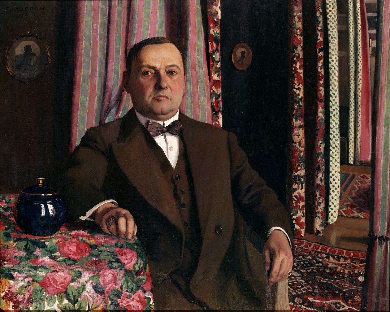 Portret Georgesa Haasena, 1913 autorstwa Felix Edouard Vallotton