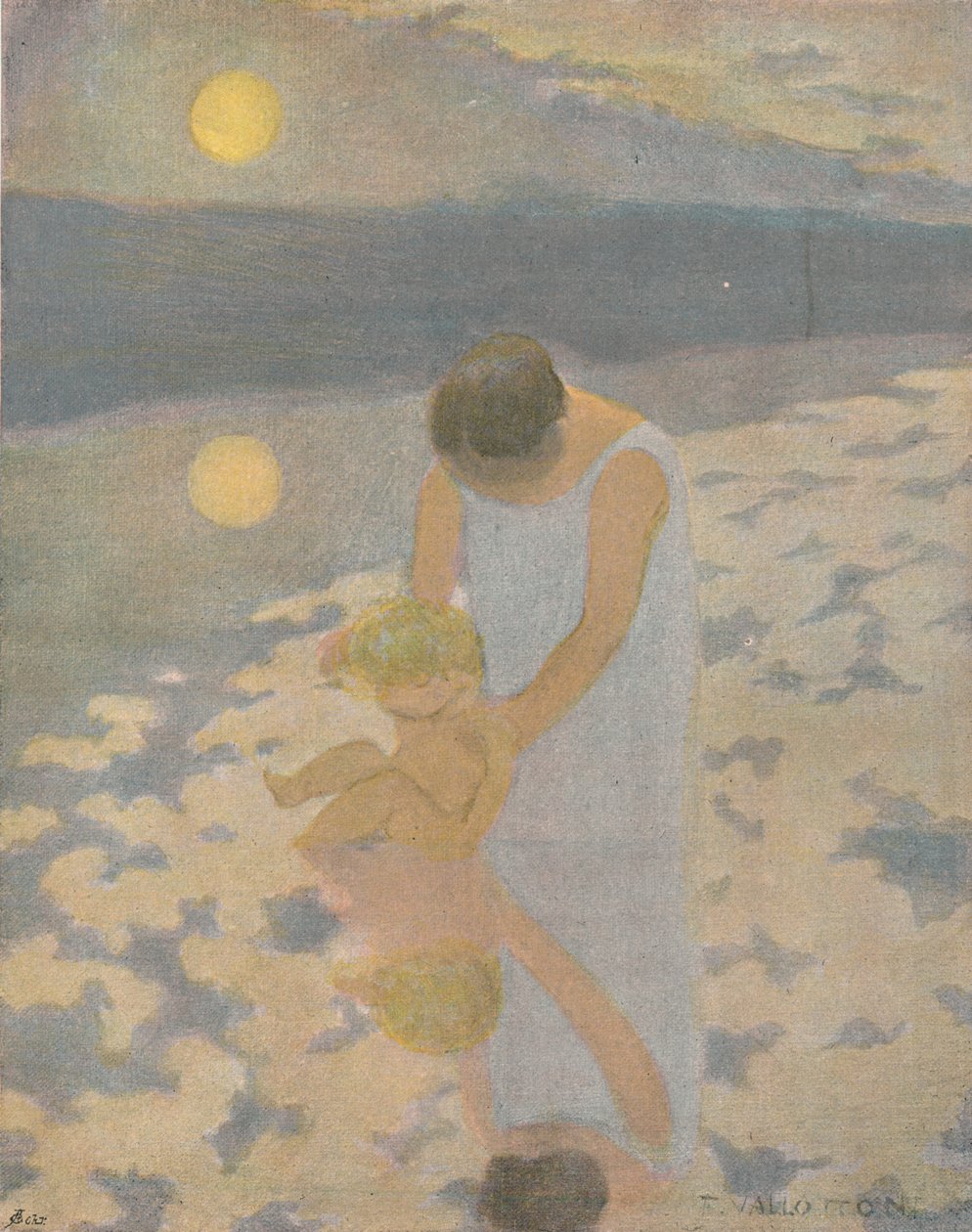 Refleksje, c1897 autorstwa Felix Edouard Vallotton