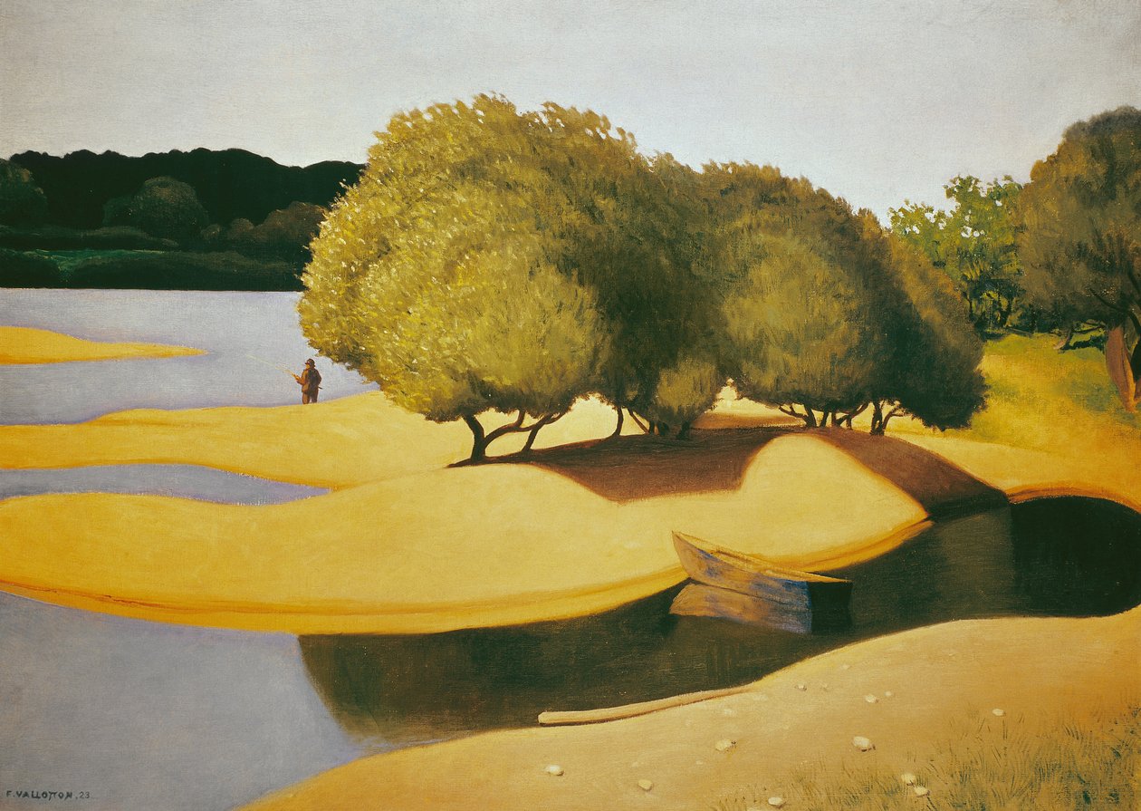 Piaski na skraju Loary autorstwa Felix Edouard Vallotton