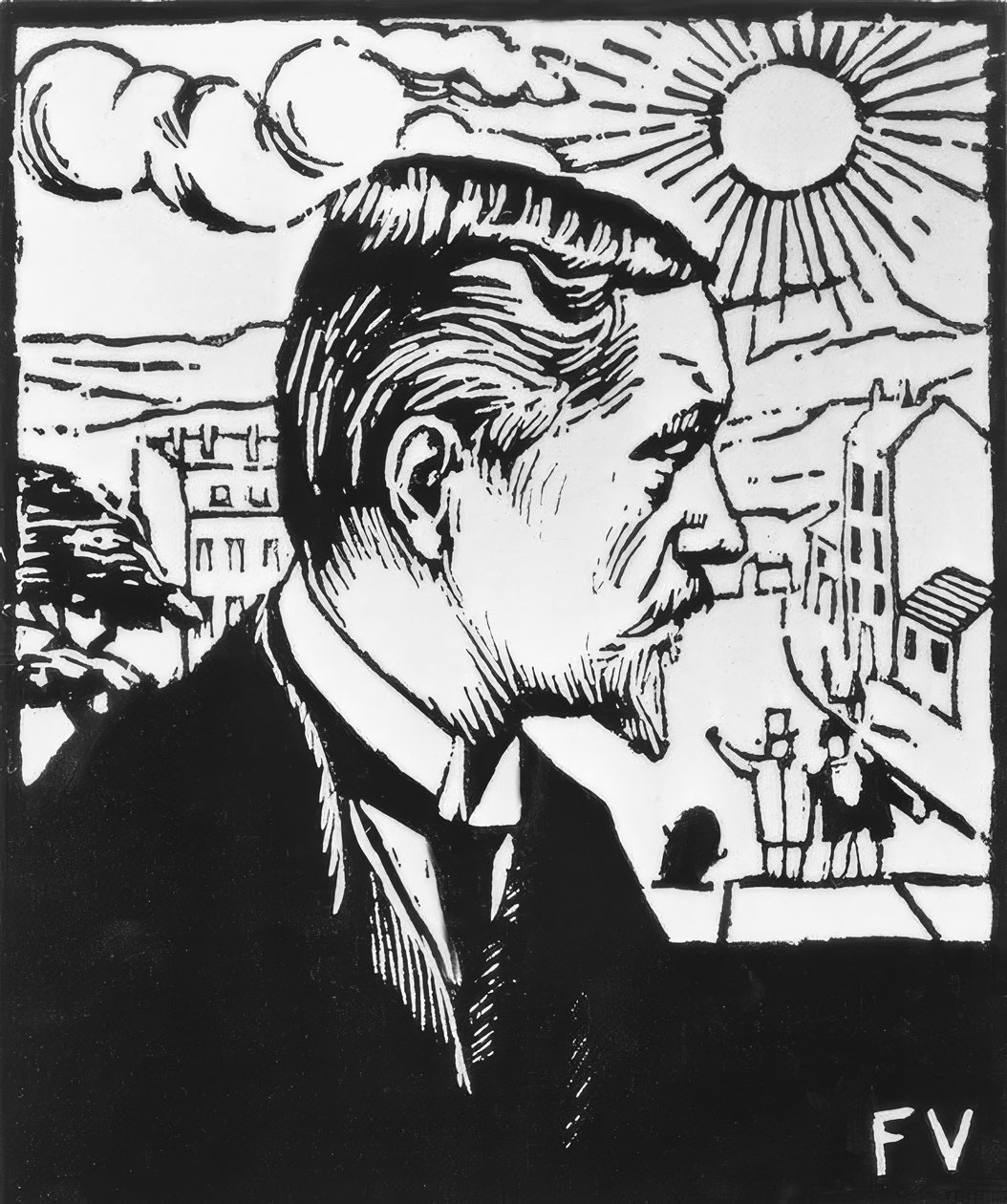 Autoportret autorstwa Felix Edouard Vallotton