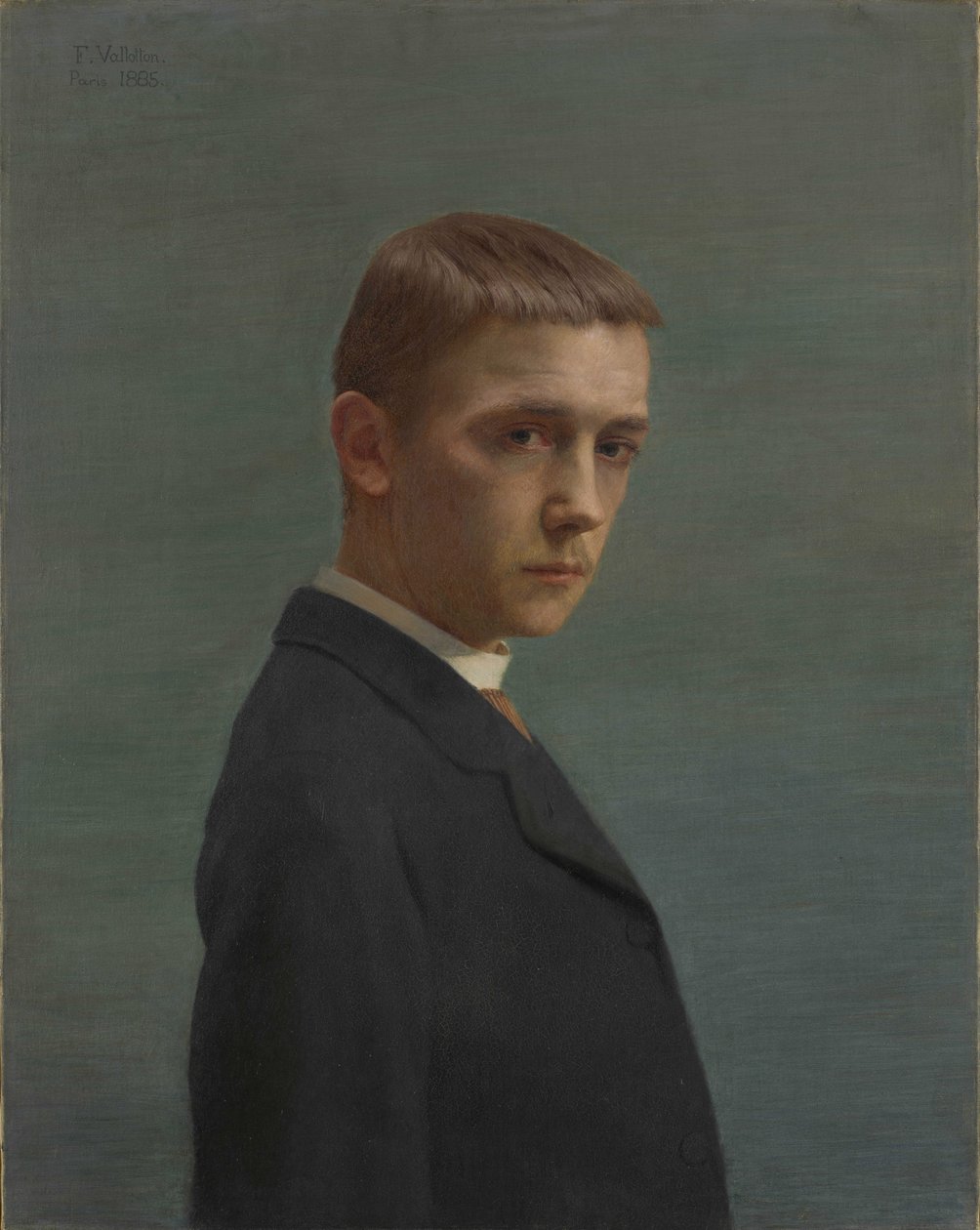 Autoportret w wieku dwudziestu lat Autoportret w wieku dwudziestu lat, 1885. autorstwa Felix Edouard Vallotton