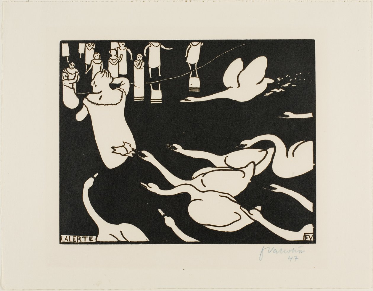 Alarm autorstwa Felix Edouard Vallotton