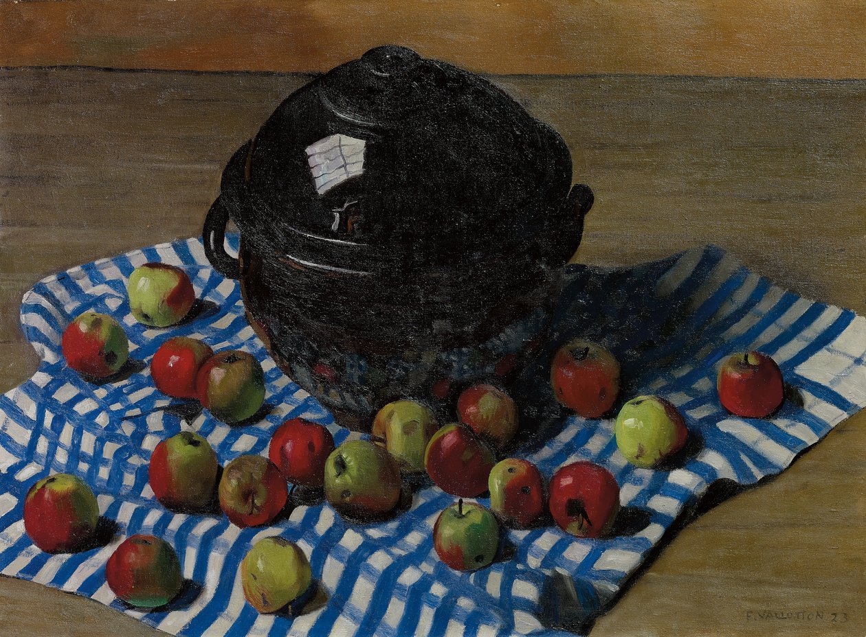 Czarna Soupiere, 1923 autorstwa Felix Edouard Vallotton