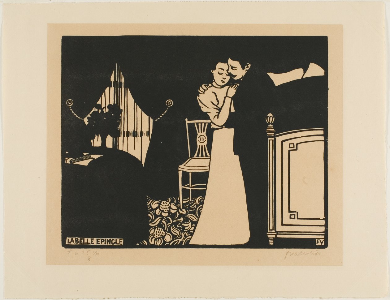 Fine Pin, płyta trzecia z Intimacy autorstwa Felix Edouard Vallotton