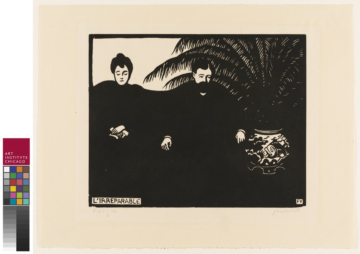 Nie do naprawienia, płyta dziesiąta z "Intymności", 1898 autorstwa Felix Edouard Vallotton