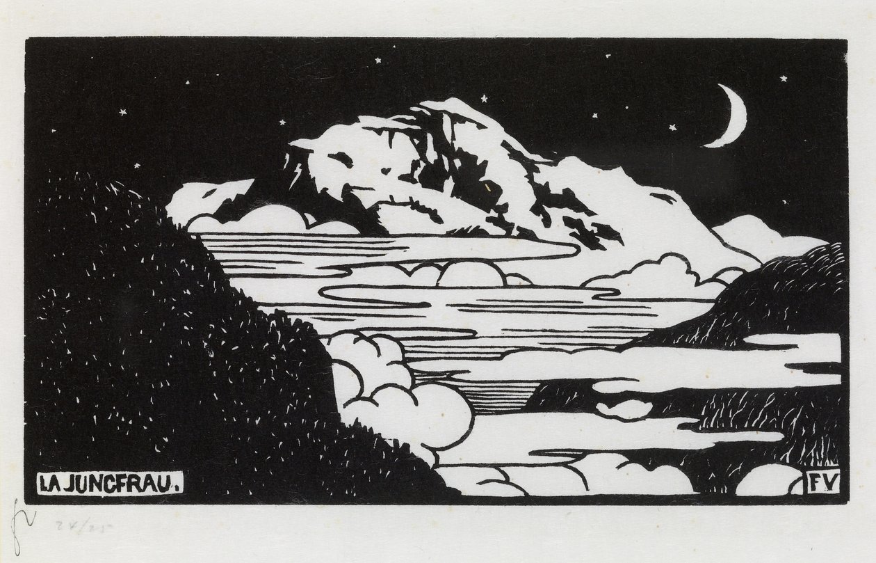 Jungfrau, 1892 autorstwa Felix Edouard Vallotton