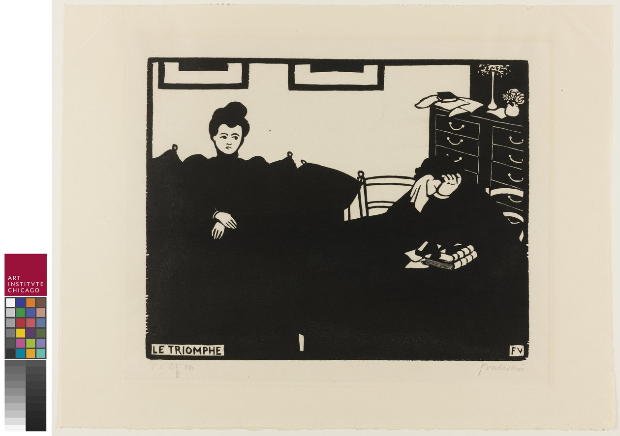 Triumf, płyta druga z Intimacy, 1898 autorstwa Felix Edouard Vallotton