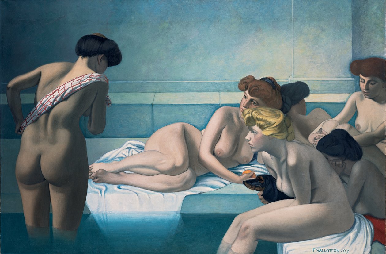 Łaźnia turecka autorstwa Felix Edouard Vallotton