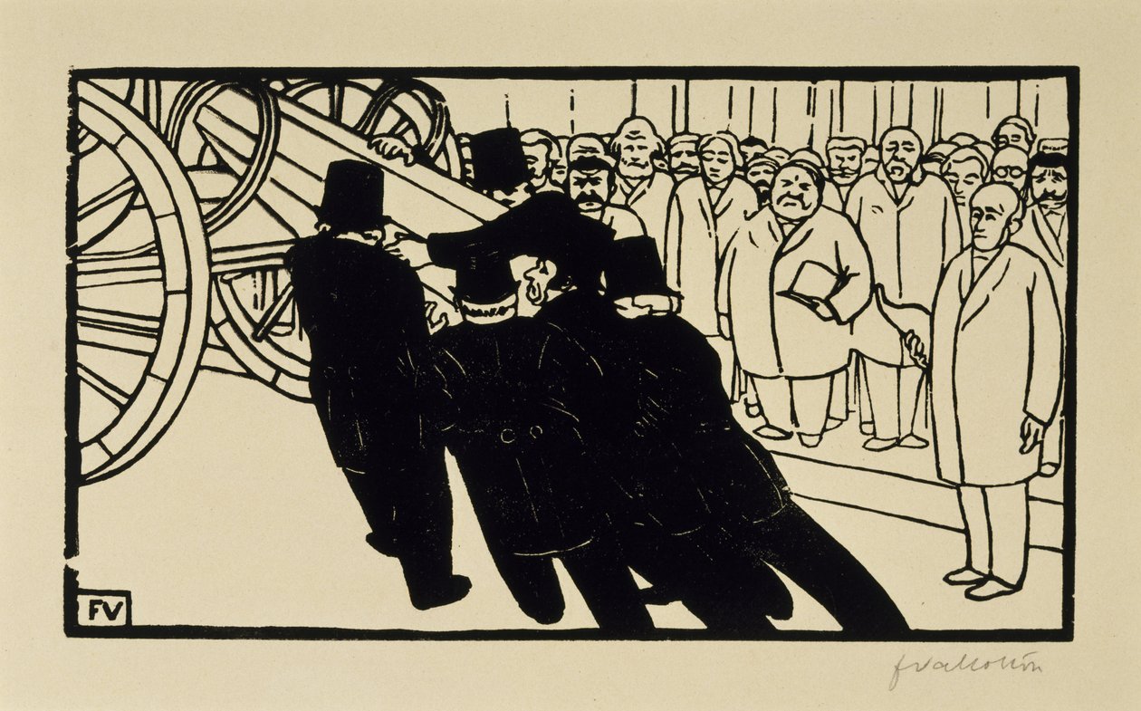 Grabarze autorstwa Felix Edouard Vallotton