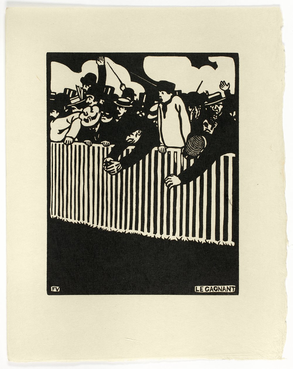Zwycięzca autorstwa Felix Edouard Vallotton