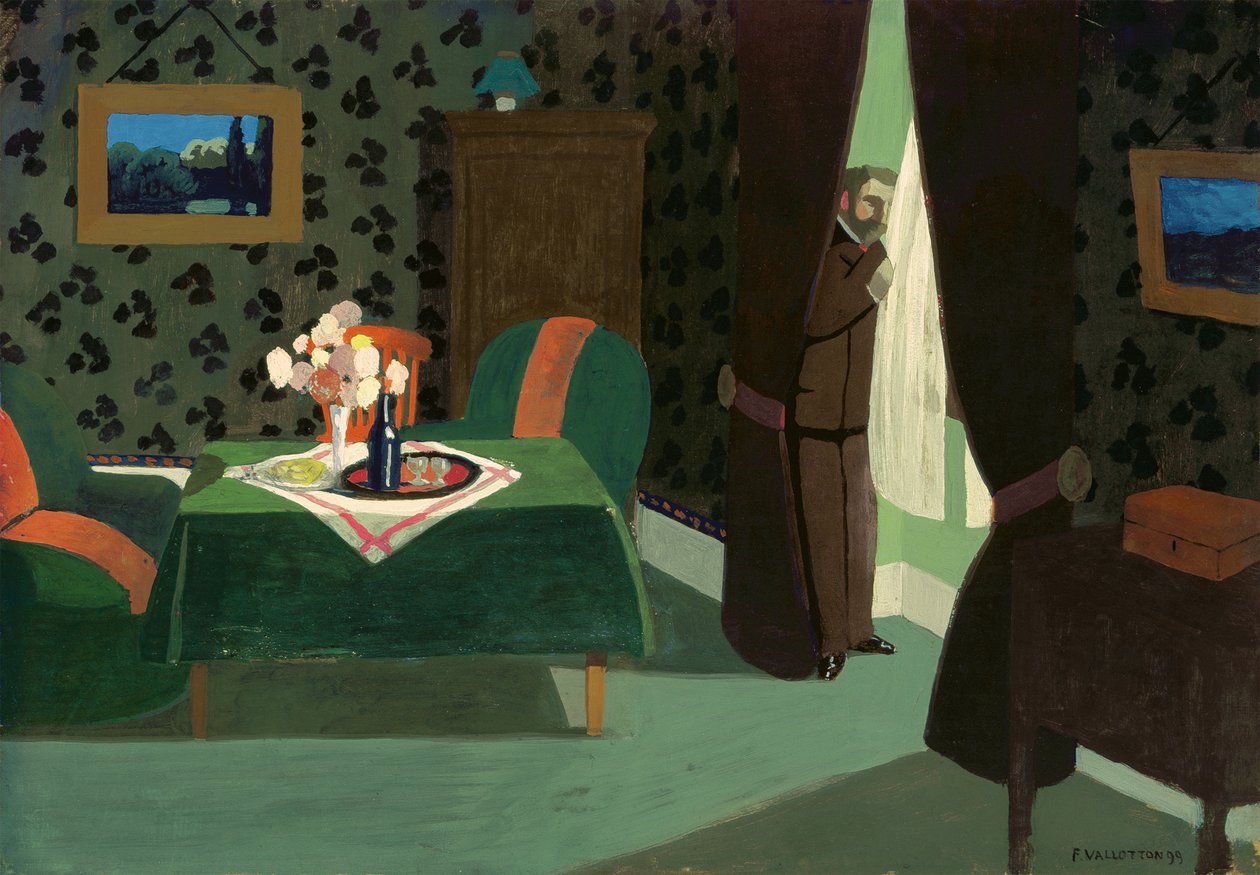 Czekanie, 1899. autorstwa Felix Edouard Vallotton