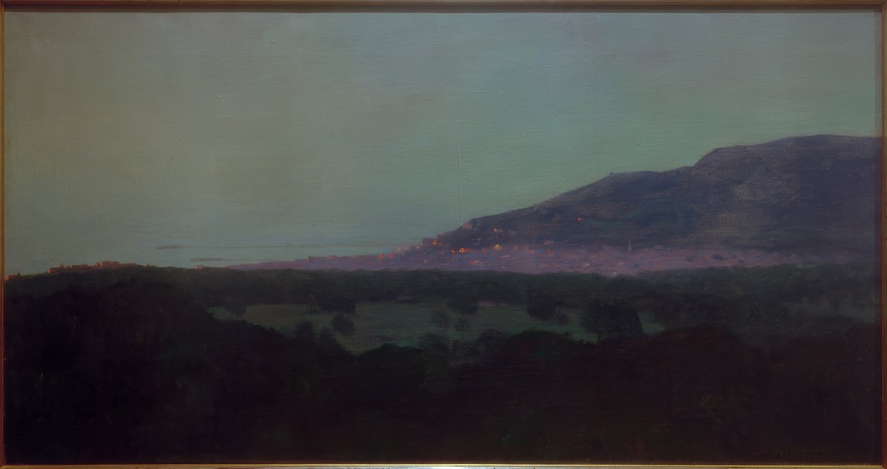 Trouville wieczorem? autorstwa Felix Edouard Vallotton