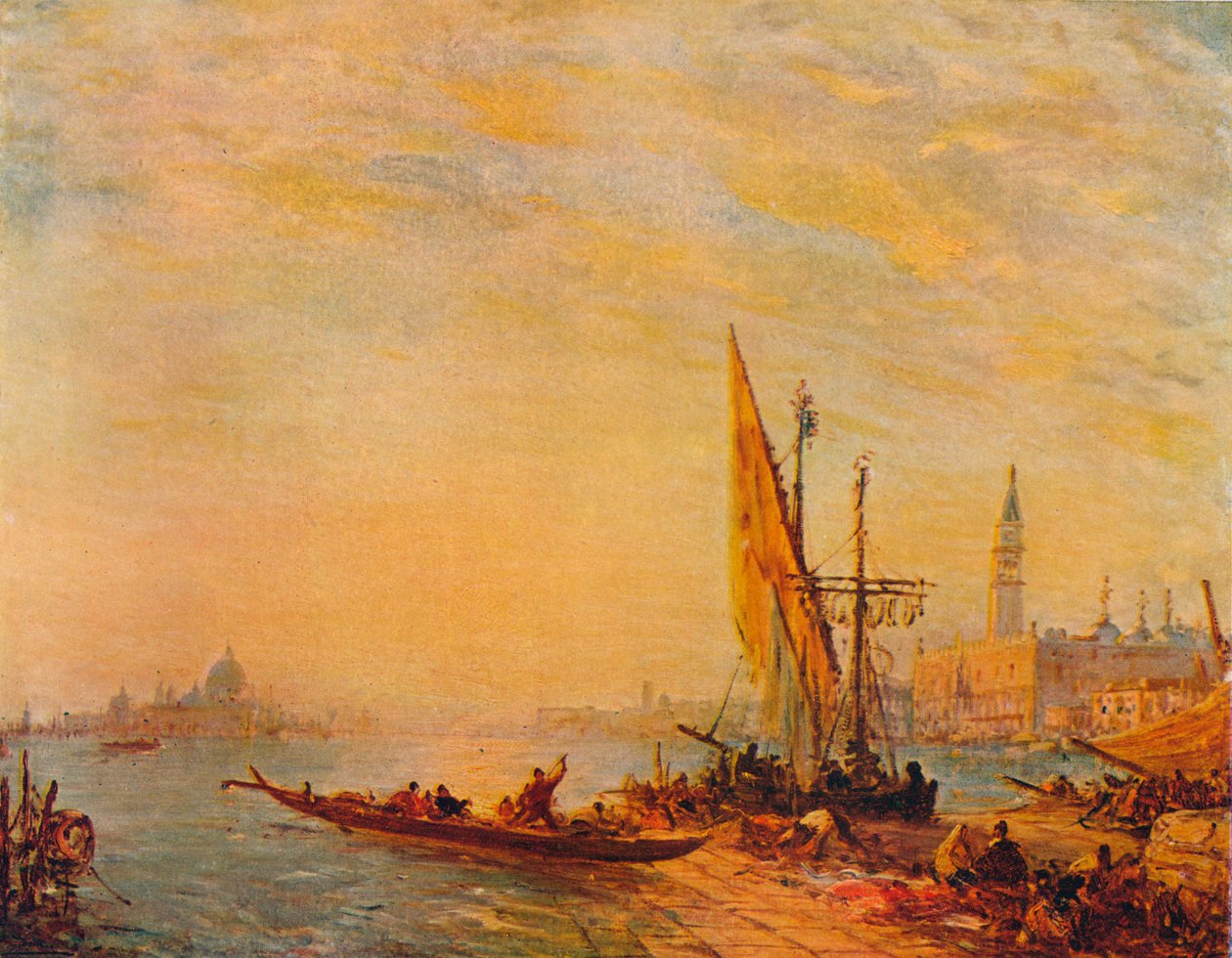 Wejście do Canal Grande, Wenecja, ok. 1875 r. autorstwa Félix Ziem
