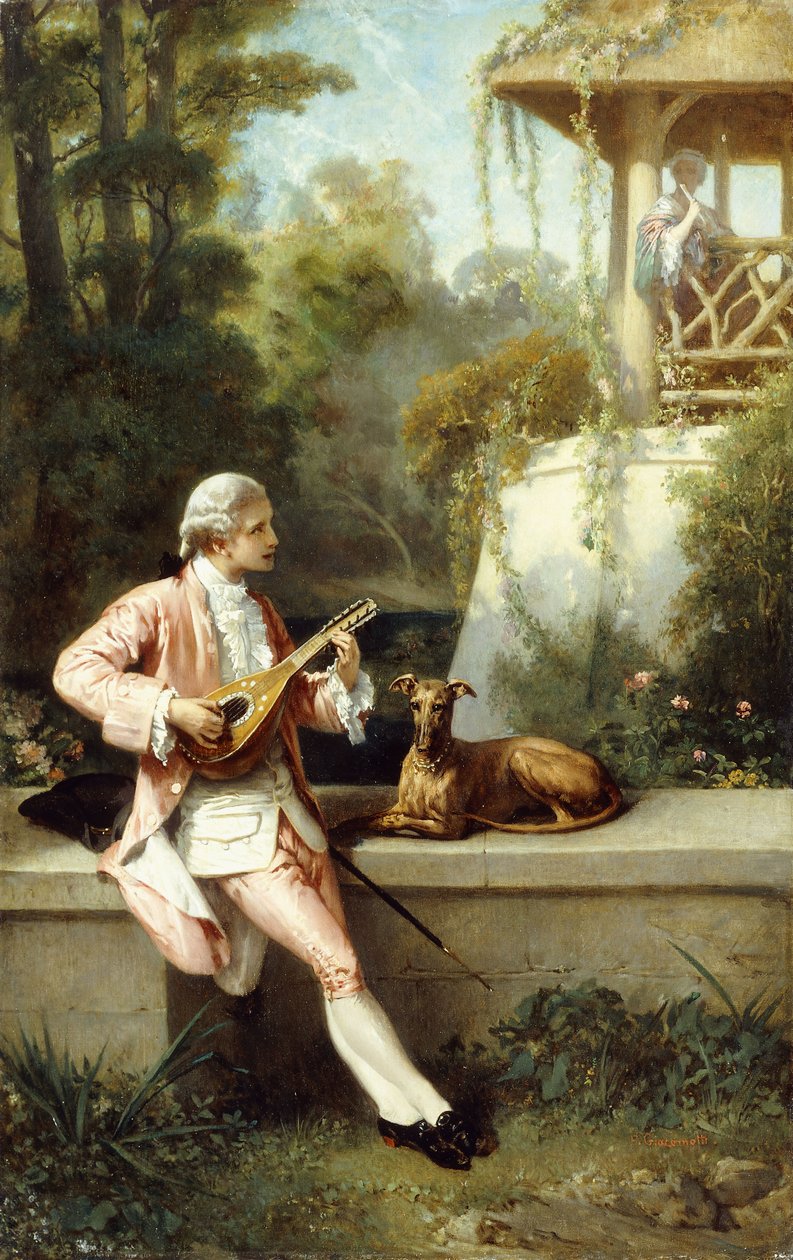 Zaloty, autorstwa Felix Henri Giacomotti