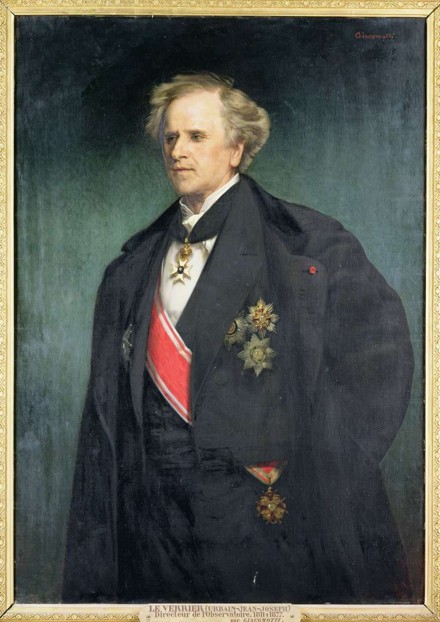 Urbain Le Verrier (1811-77) autorstwa Felix Henri Giacomotti
