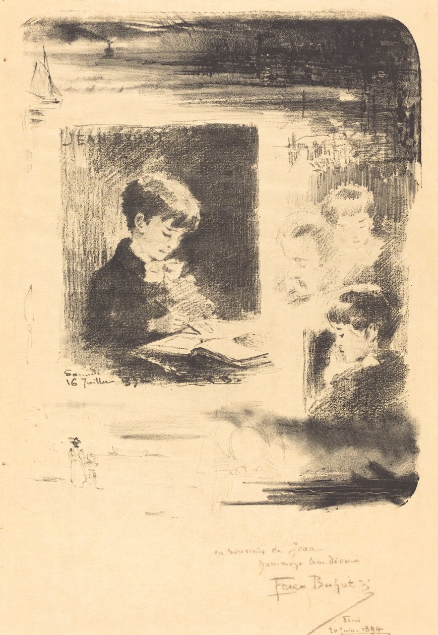 Rysunek dziecka Rysunek dziecka, 1894. autorstwa Felix Hilaire Buhot