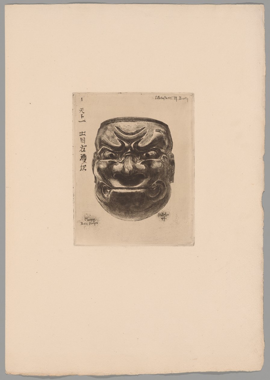 Japonizm autorstwa Felix Hilaire Buhot